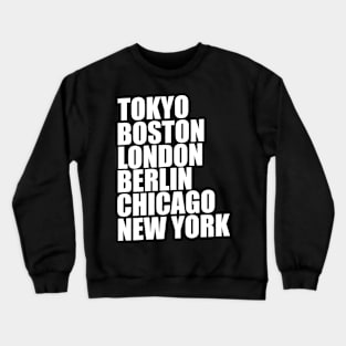 marathon citys Crewneck Sweatshirt